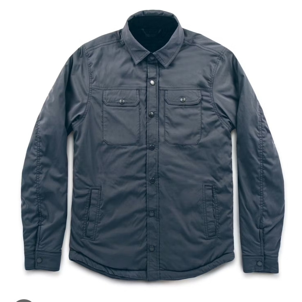 Taylor Stitch x Mission Workshop Men's Albion Jacket L Charcoal Shirt Jacket - Picture 4 of 7